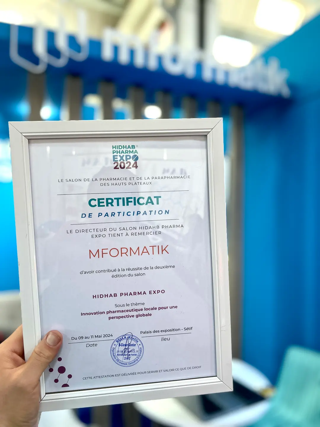 Hidhab Pharma Expo 2024 – Une nouvelle étape pour MFormatik